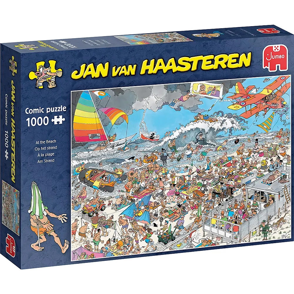 Jumbo Puzzle Jan van Haasteren Am Strand - 1000 Teile
