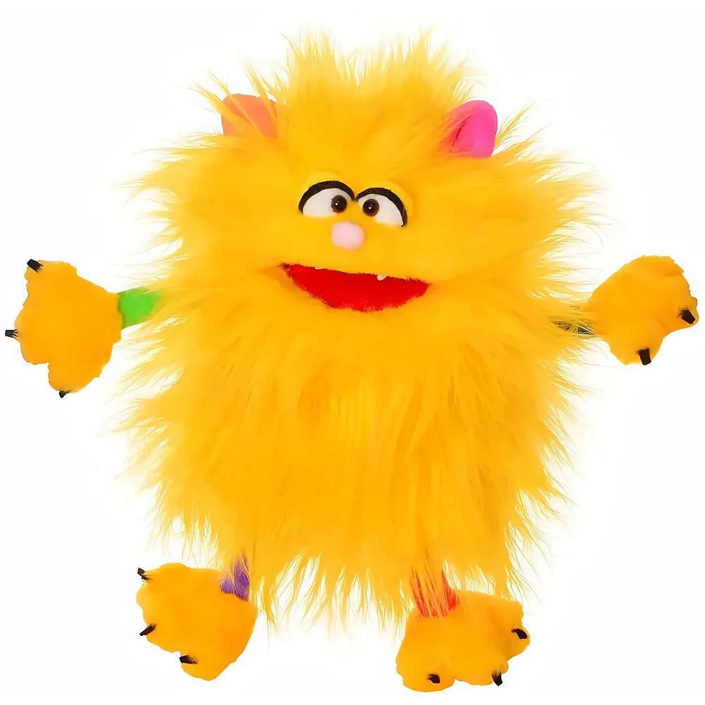 meinspielzeug - Living Puppets Monster to go Handpuppe Klein Schickimicki 25cm | Handpuppen