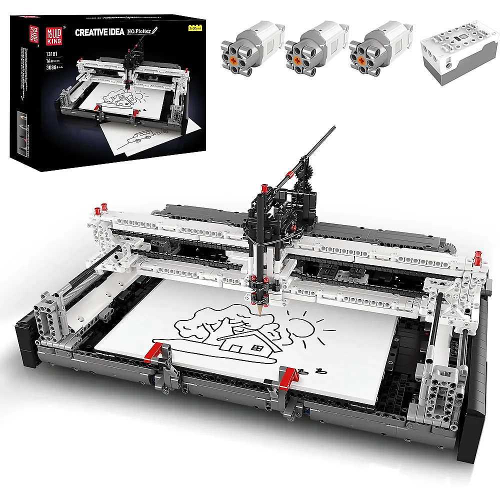 Mould King Creative Idea STEM Plotter mit Motoren 13181
