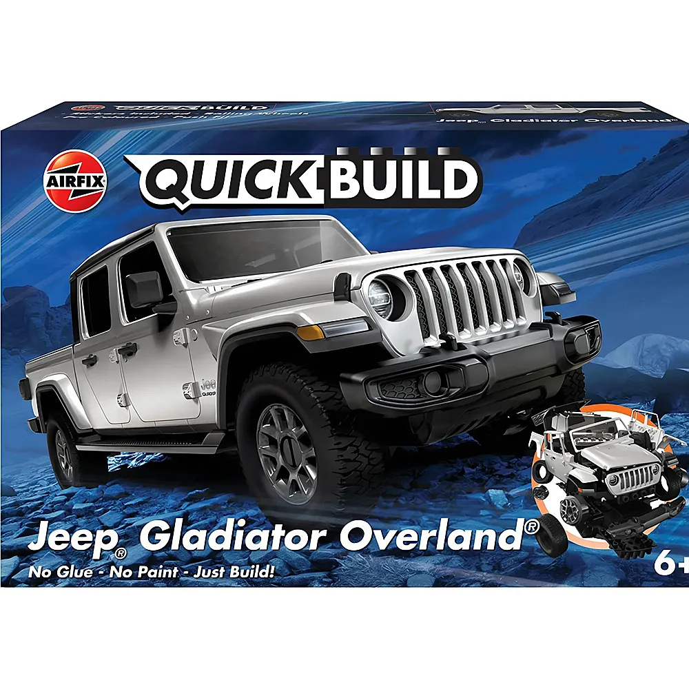 Airfix Quickbuild Jeep Gladiator JT Overland 44Teile