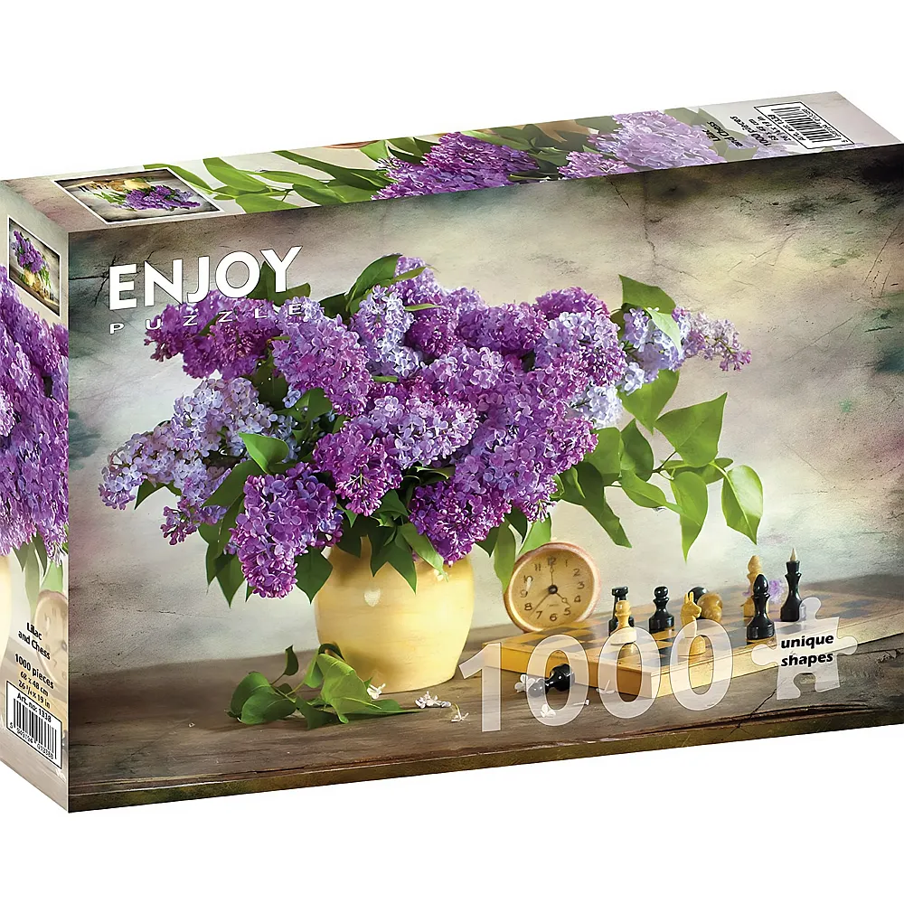 Enjoy Puzzle Lilac and Chess - 1000 Teile