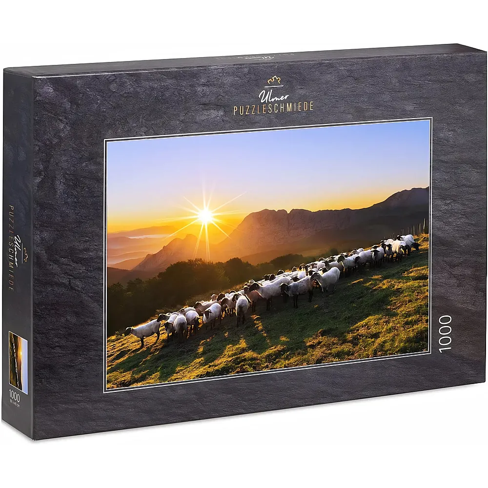 Ulmer Puzzleschmiede Bergvolk, Stimmungsvolles einer Schafherde - 1000 Teile