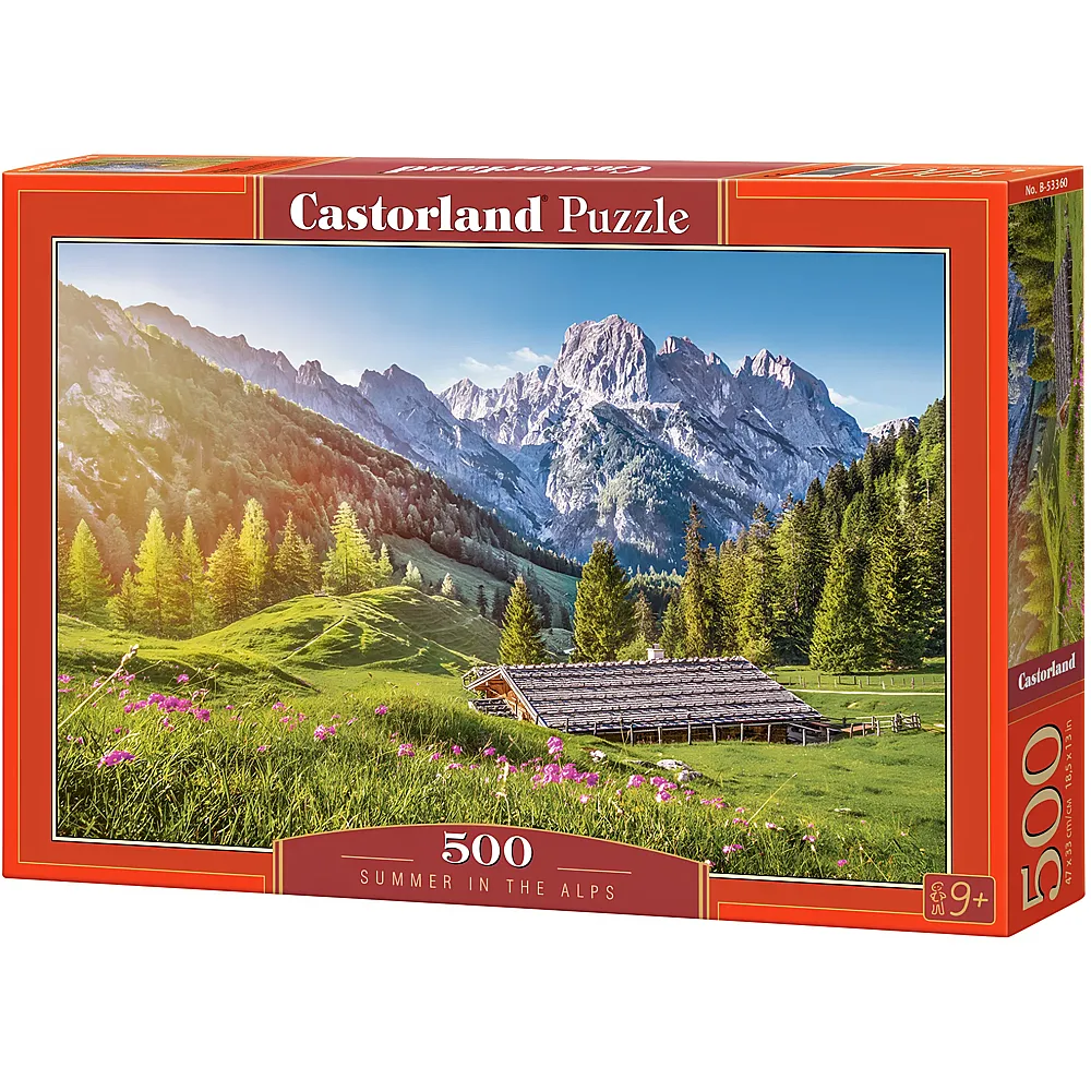 Castorland Puzzle Sommer in den Alpen 500Teile