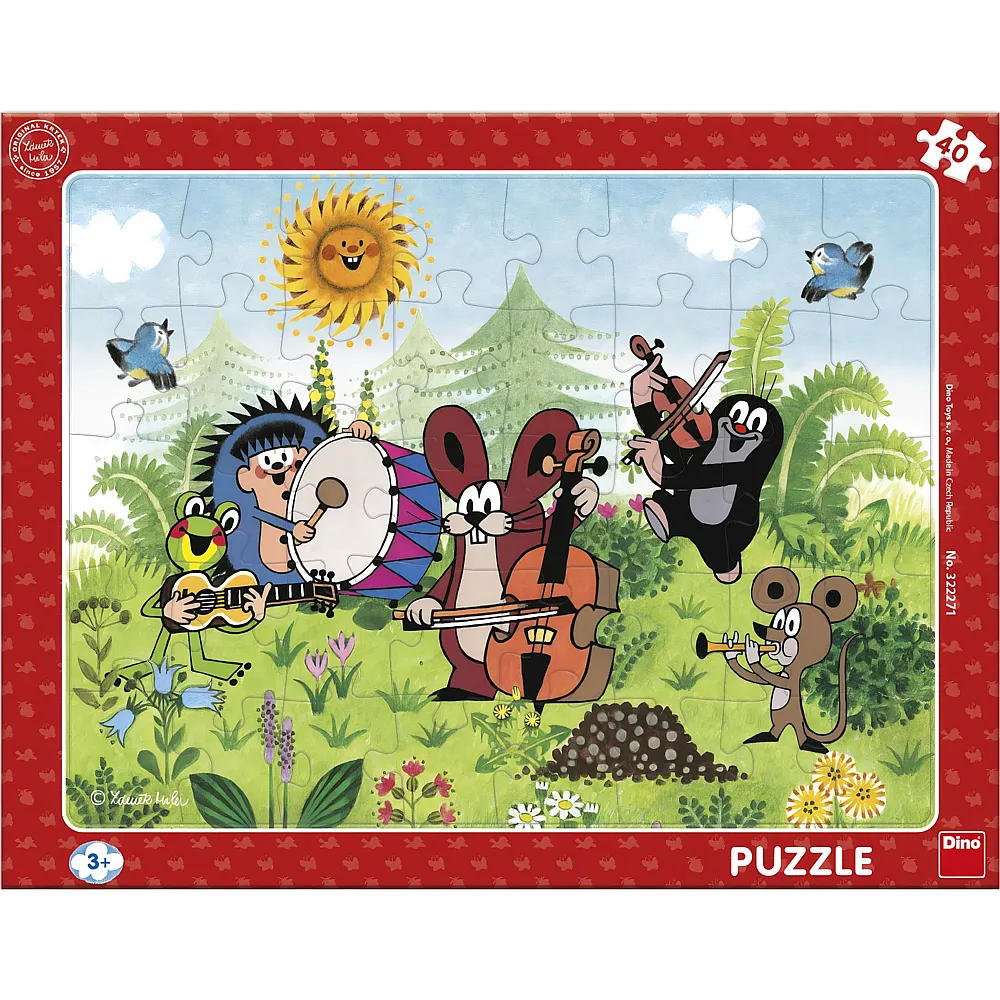 Dino Puzzle Kleiner Maulwurf Und Band