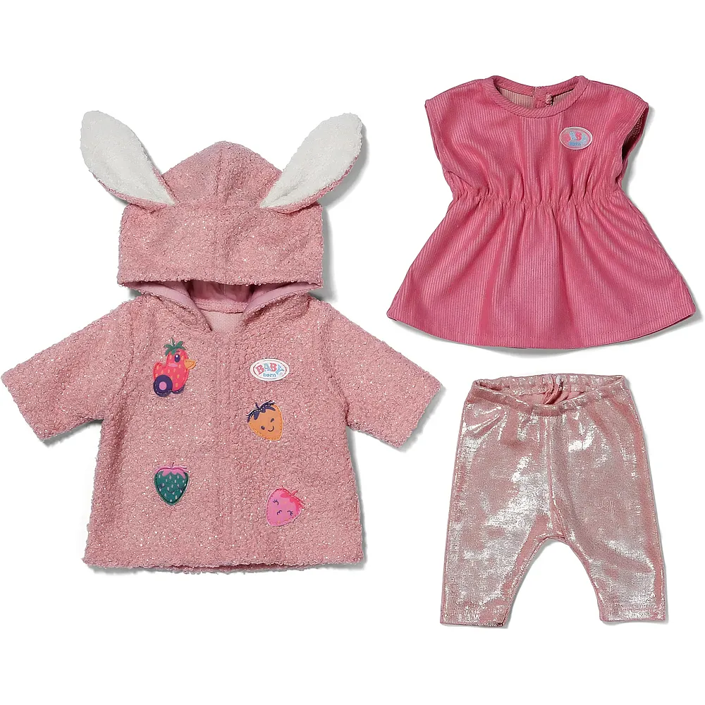 Zapf Creation BABY born Mantel Set mit Kleid 43cm