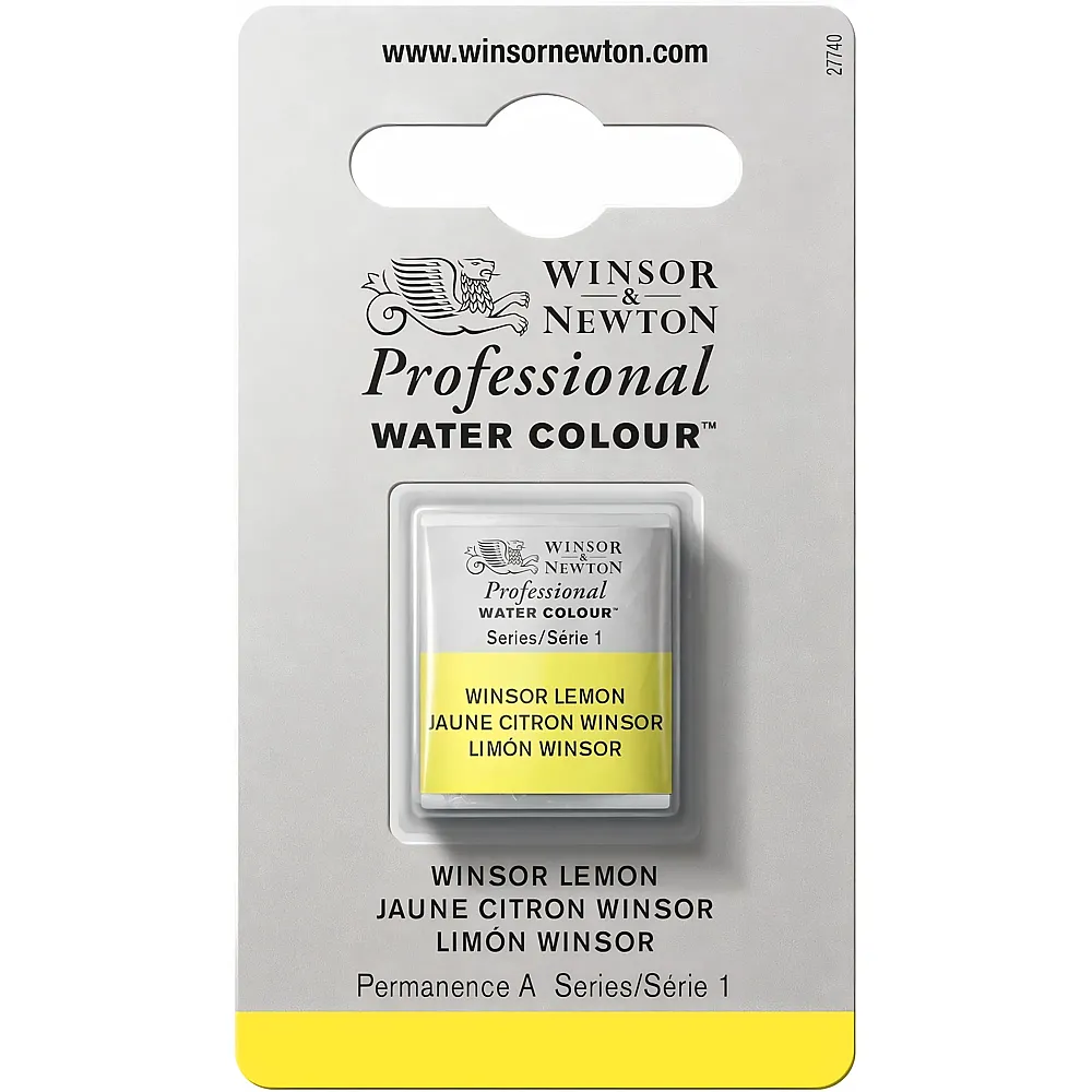 Winsor & Newton W&n Prof. Water Colour 1/2 Npfchen Winsorzitron