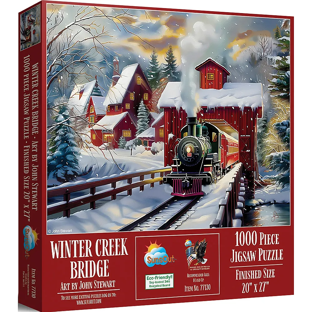 SunsOut Puzzle John Stewart Creek Br�cke - 1000 Teile