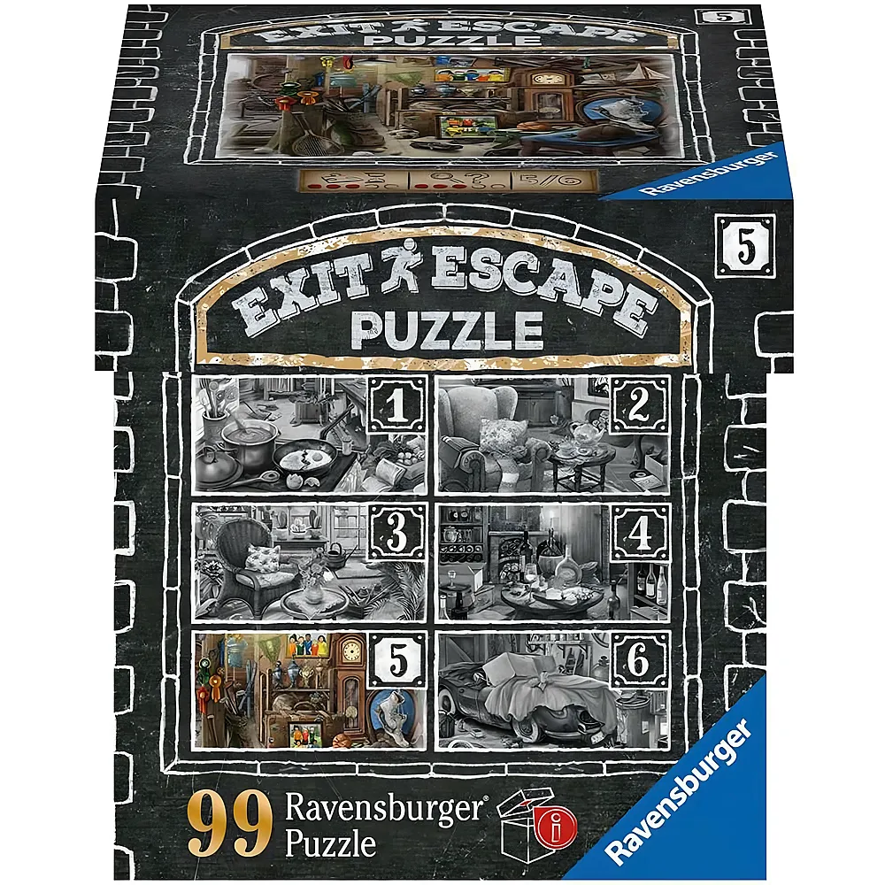 Ravensburger Puzzle Escape The Attic 99Teile