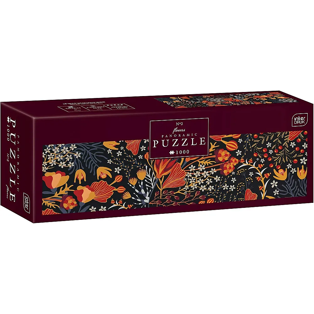 Interdruk Puzzle Panorama Blumen Nr. 2 1000Teile