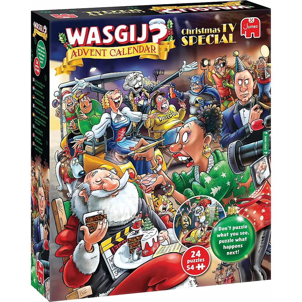 Jumbo Puzzle 24in1 WASGIJ Adventskalender - 54 Teile