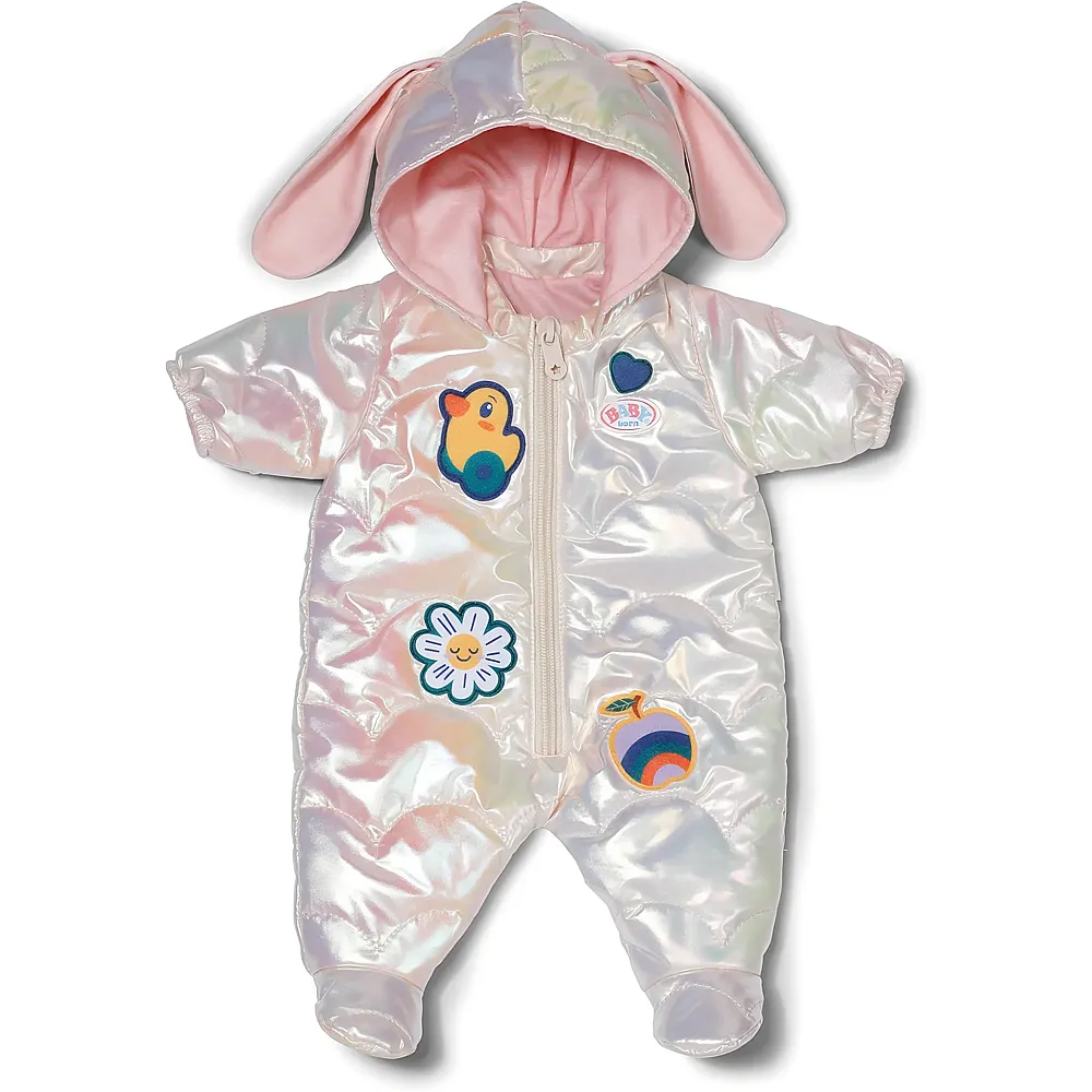 meinspielzeug - Zapf Creation Baby Born Schneeanzug Creme 43cm | Puppenkleider