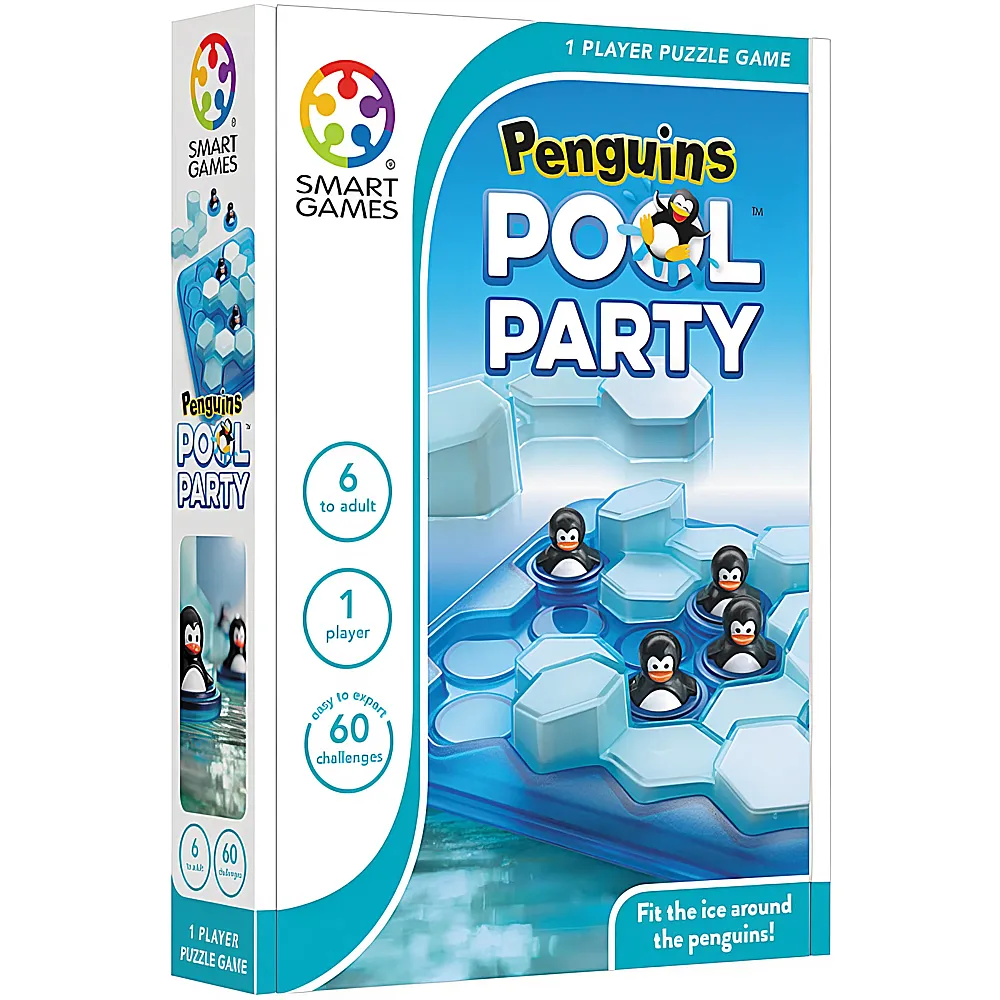 SmartGames Kompakt Pinguin Pool Party mult