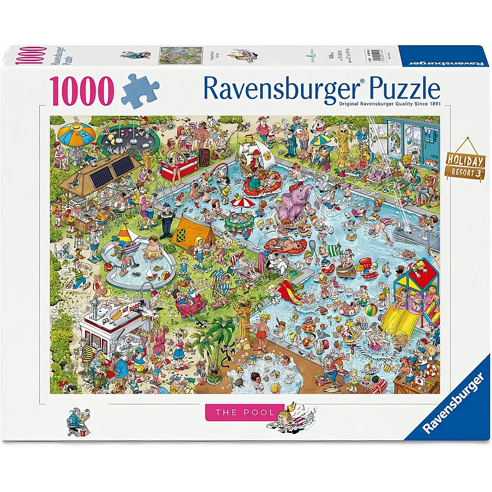 Ravensburger Puzzle Holiday Resort Der Pool - 1000 Teile