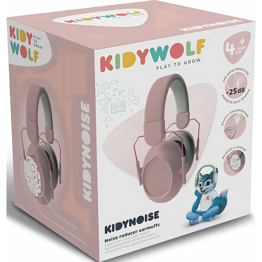 Kidywolf Geh�rschutz Kids rosa