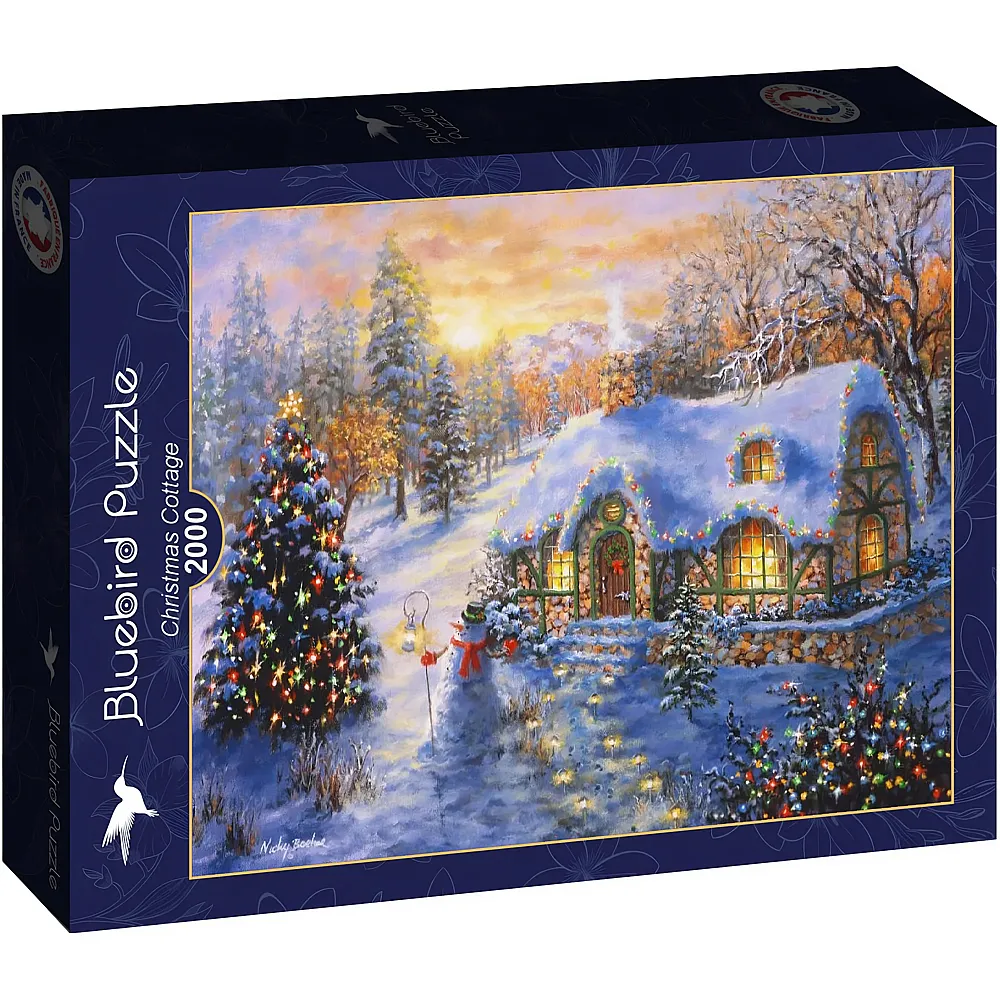 Bluebird Puzzle Christmas Cottage 2000Teile