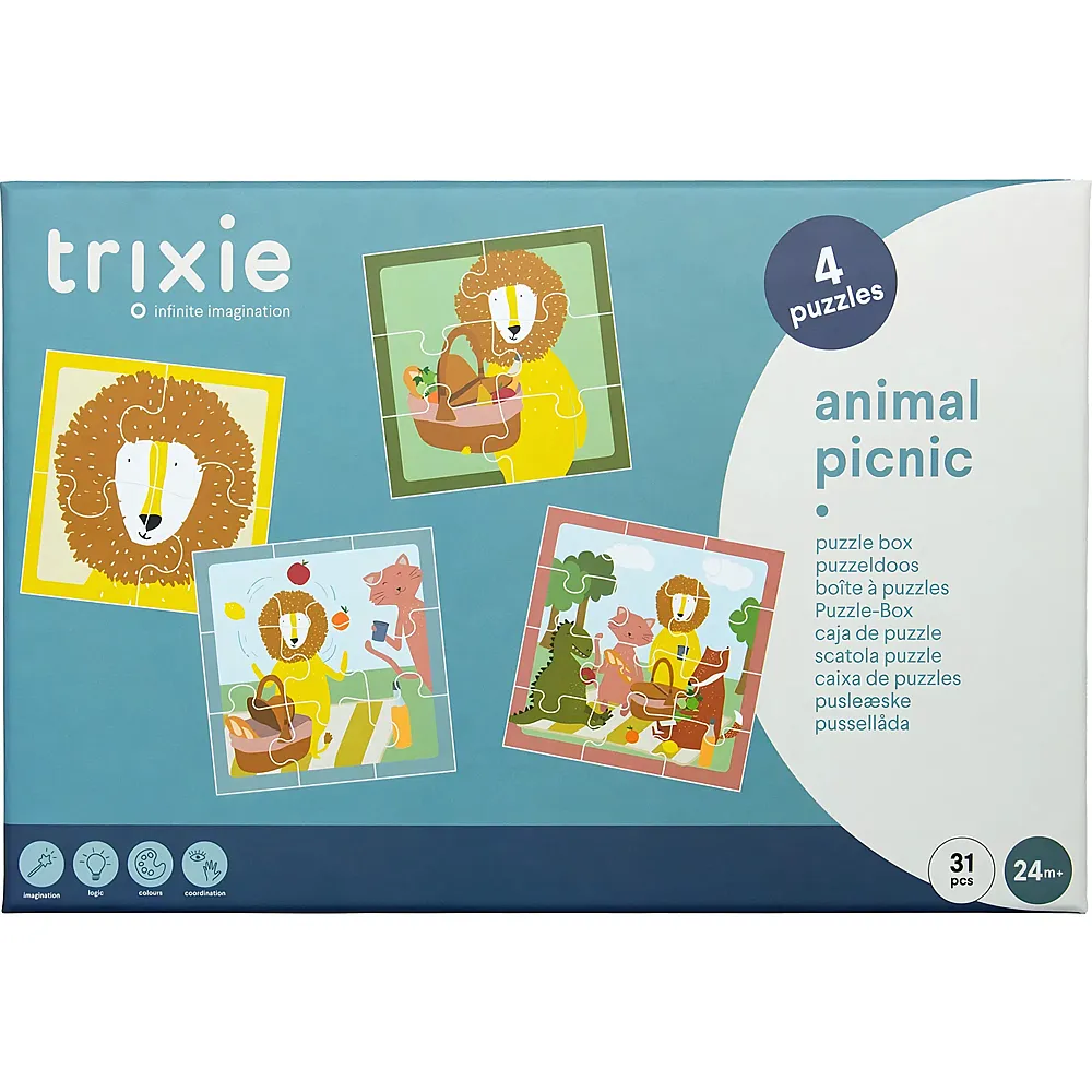Trixie Puzzlebox Tiere Picknick