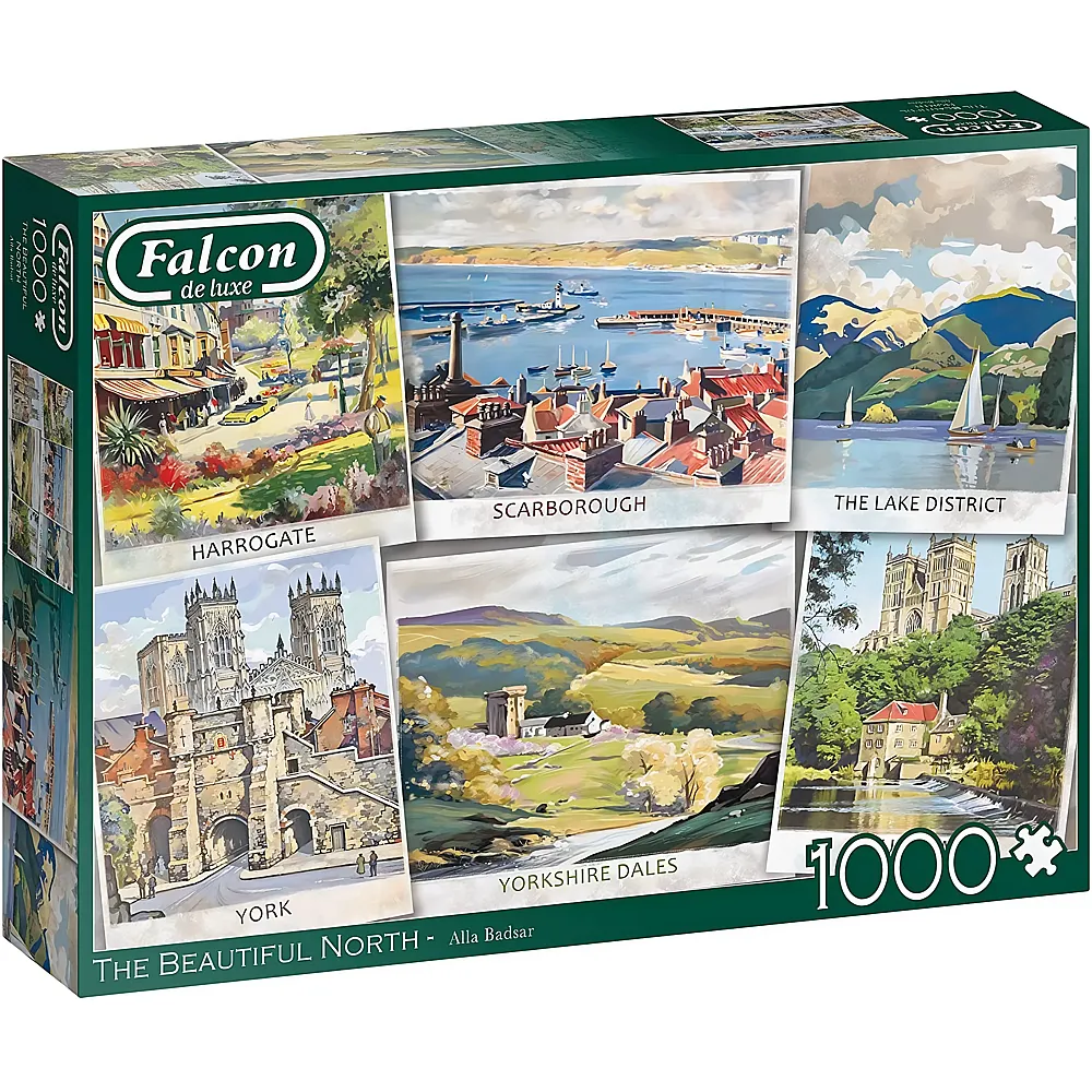 Falcon Puzzle Alla Badsar The Beautiful North - 1000 Teile