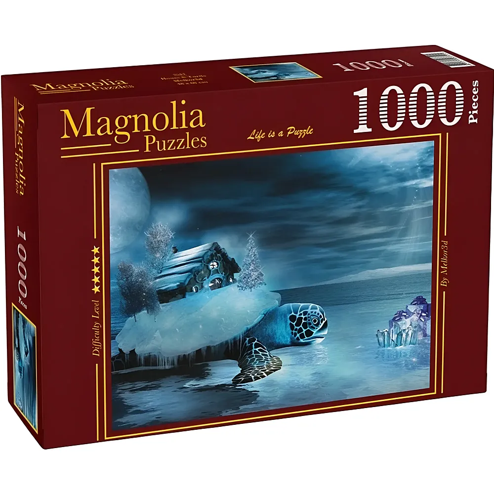 Magnolia Puzzle House & Turtle 1000Teile