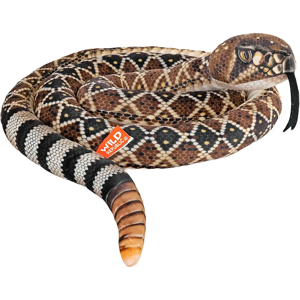 Wild Republic Snake Living Earth Diamantr�cken-Klapperschlange - 152 cm - Reptilien Pl�sch