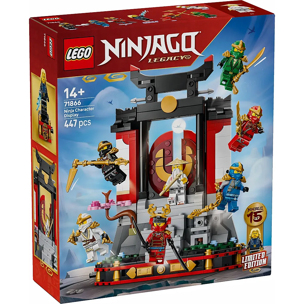 LEGO Ninjago 15-j�hriges Jubil�um: Ninja-Charaktere zum Ausstellen 71866