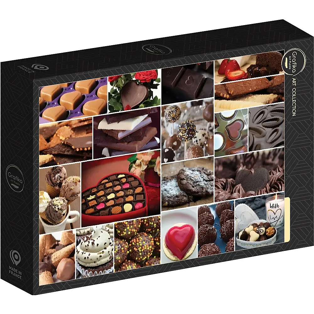 Grafika Puzzle Art Collection Collage - In love with Chocolate - 2000 Teile
