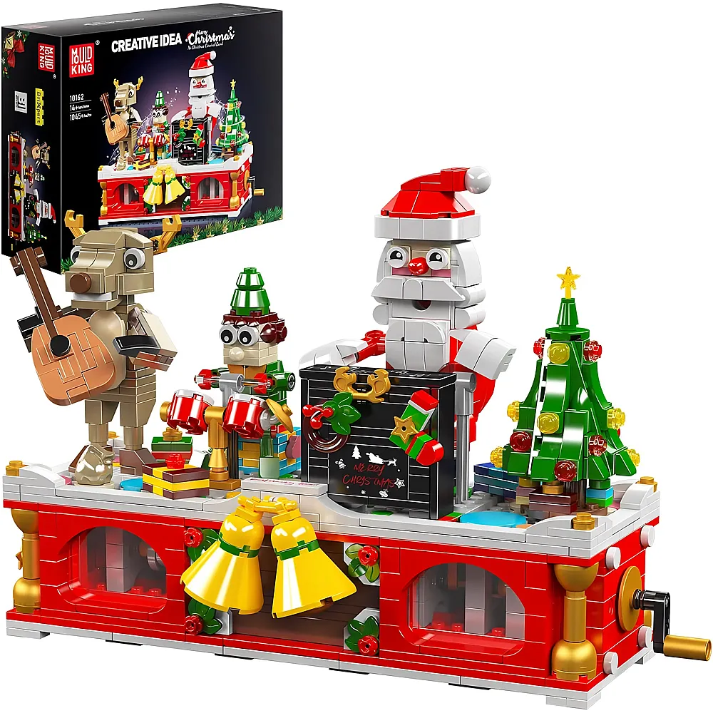 Mould King Creative Idea Weihnachten mit Pianist Weihnachtsmann 10162 - Klemmbausteine