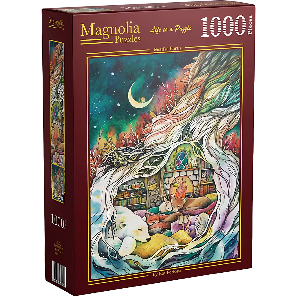 Magnolia Puzzle Ruhige Erde 1000Teile