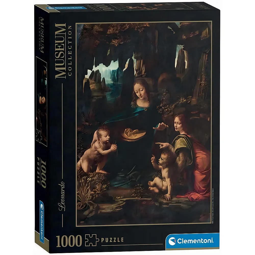 Clementoni Puzzle Museum Collection Madonna in der Grotte - 1000 Teile