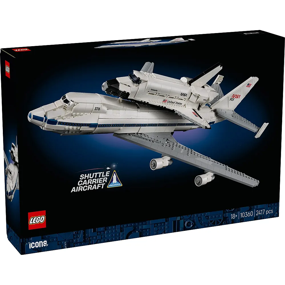 LEGO Icons Spaceshuttle-Transport-Jumbo 10360