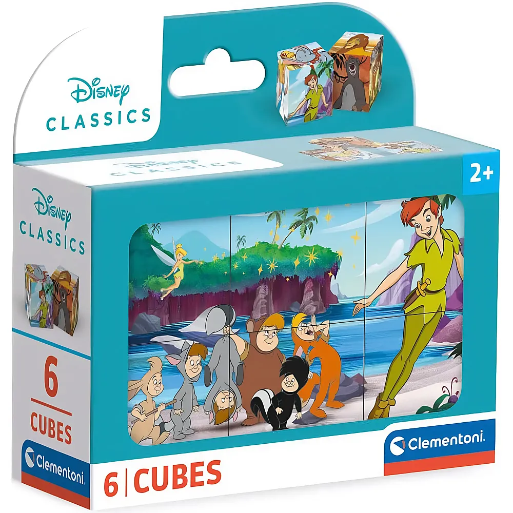 Clementoni Puzzle Disney Classics - Peter Pan 6Teile