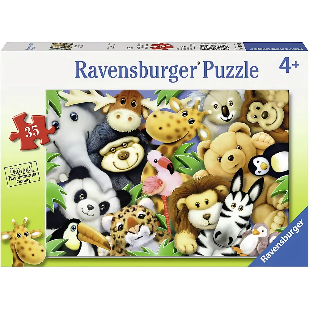 Ravensburger Puzzle Kuscheltiere - 35 Teile