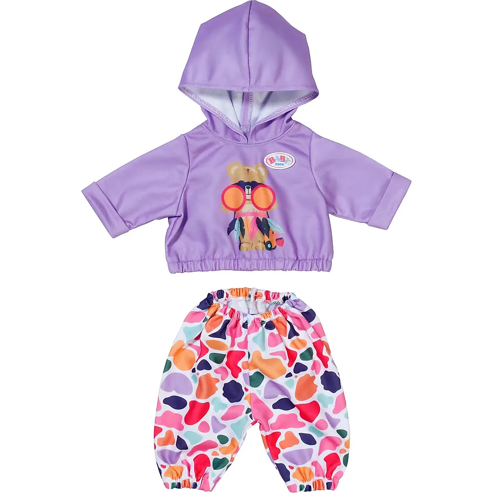 Zapf Creation Baby Born Hoodie Outfit - 43 cm | Puppenkleider