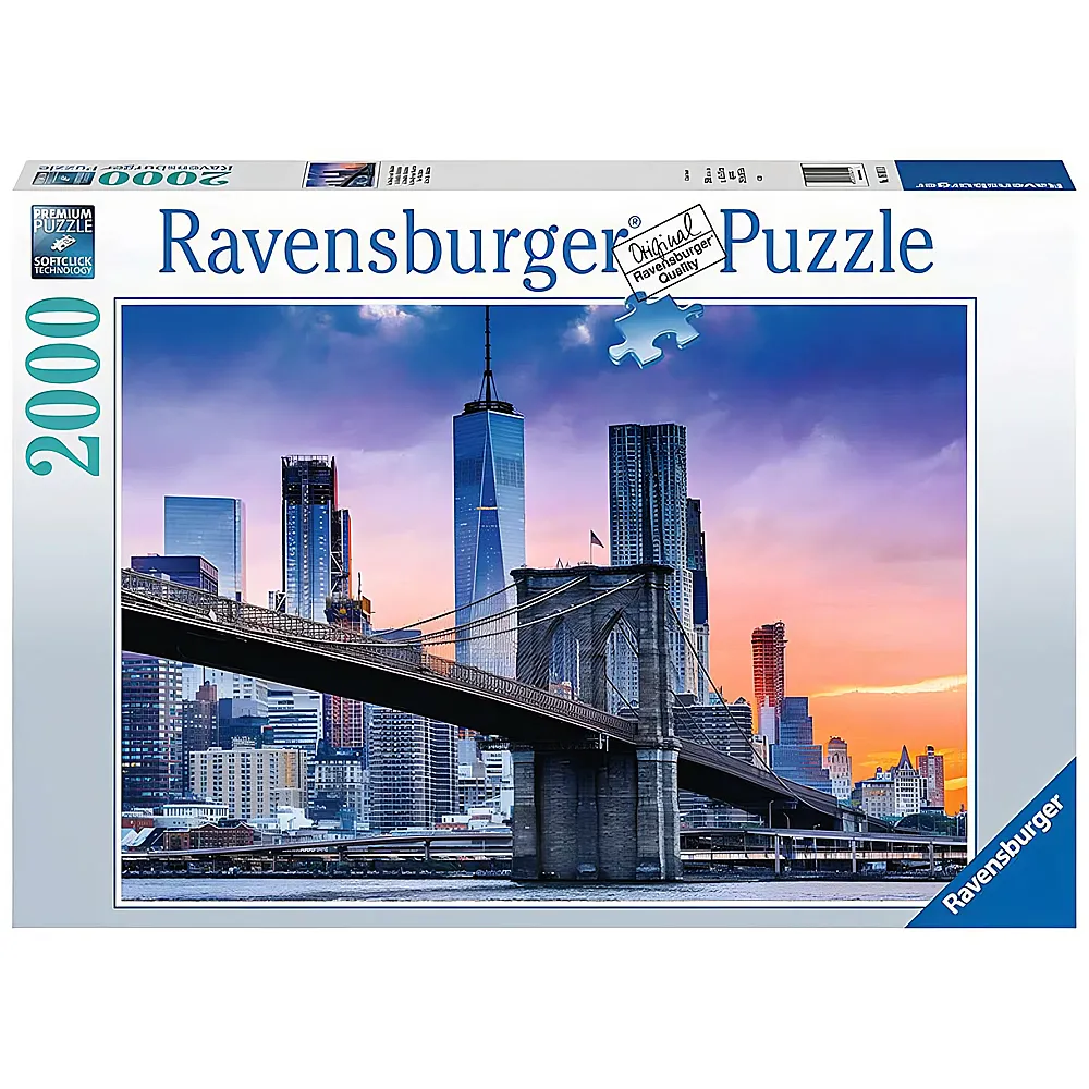 Ravensburger Puzzle Von Brooklyn nach Manhatten 2000Teile
