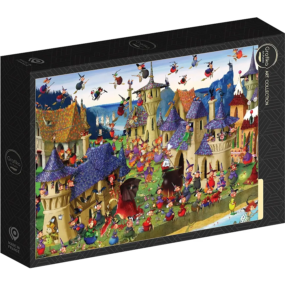 Grafika Puzzle Franois Ruyer Hexenfest im Schloss - 1000 Teile
