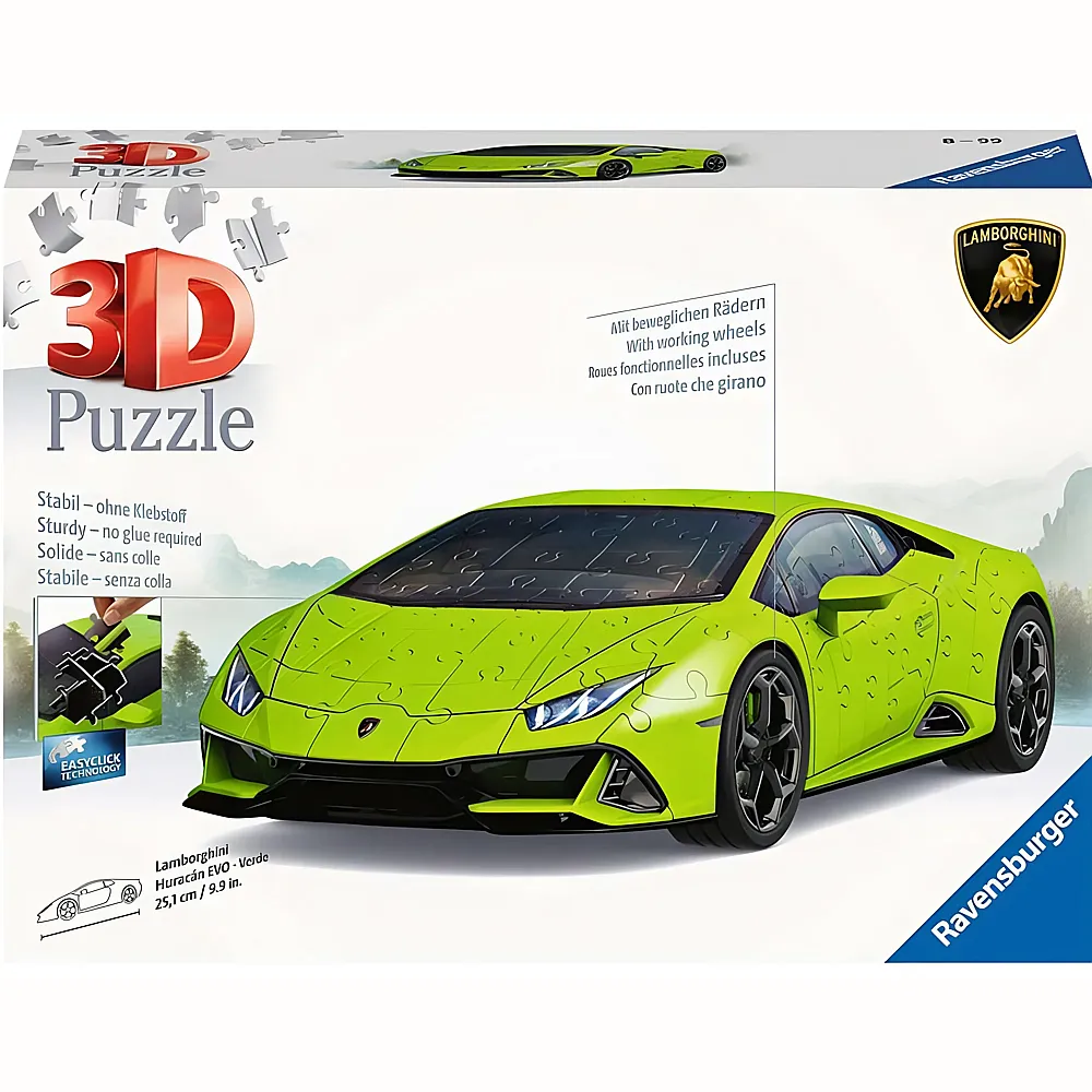 Ravensburger Puzzle Lamborghini Huracn EVO - Verde 108Teile