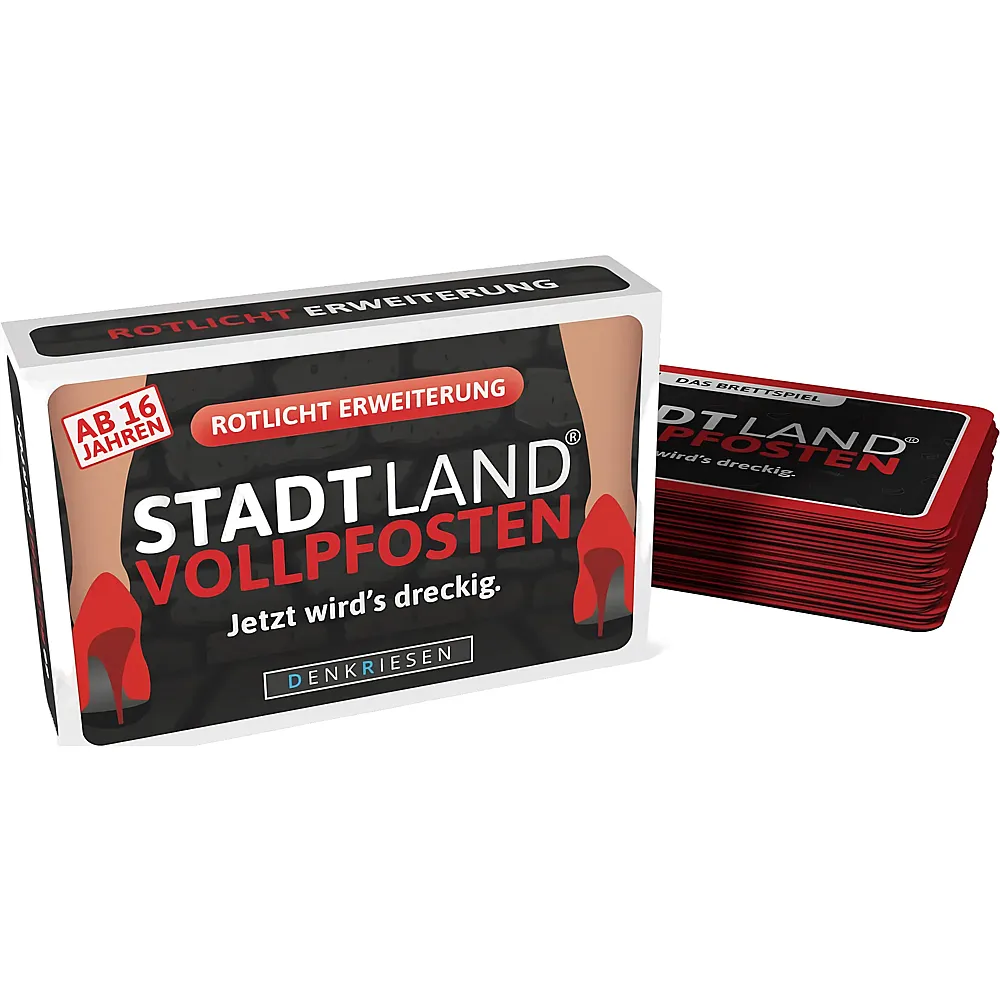 meinspielzeug - Denkriesen STADT LAND VOLLPFO Brettspiel Rotl Erwe
