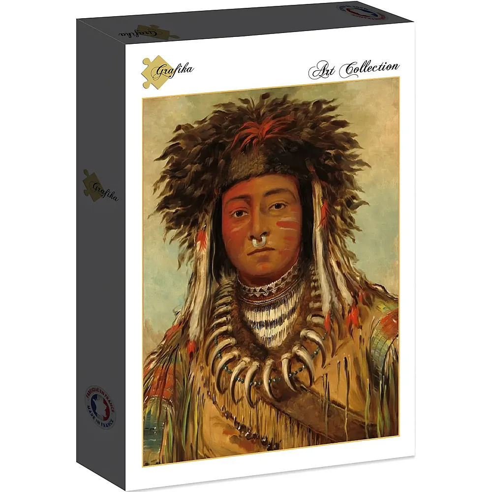Grafika Puzzle Art Collection George Catlin Boy Chief - Ojibbeway, 1843 - 2000 Teile
