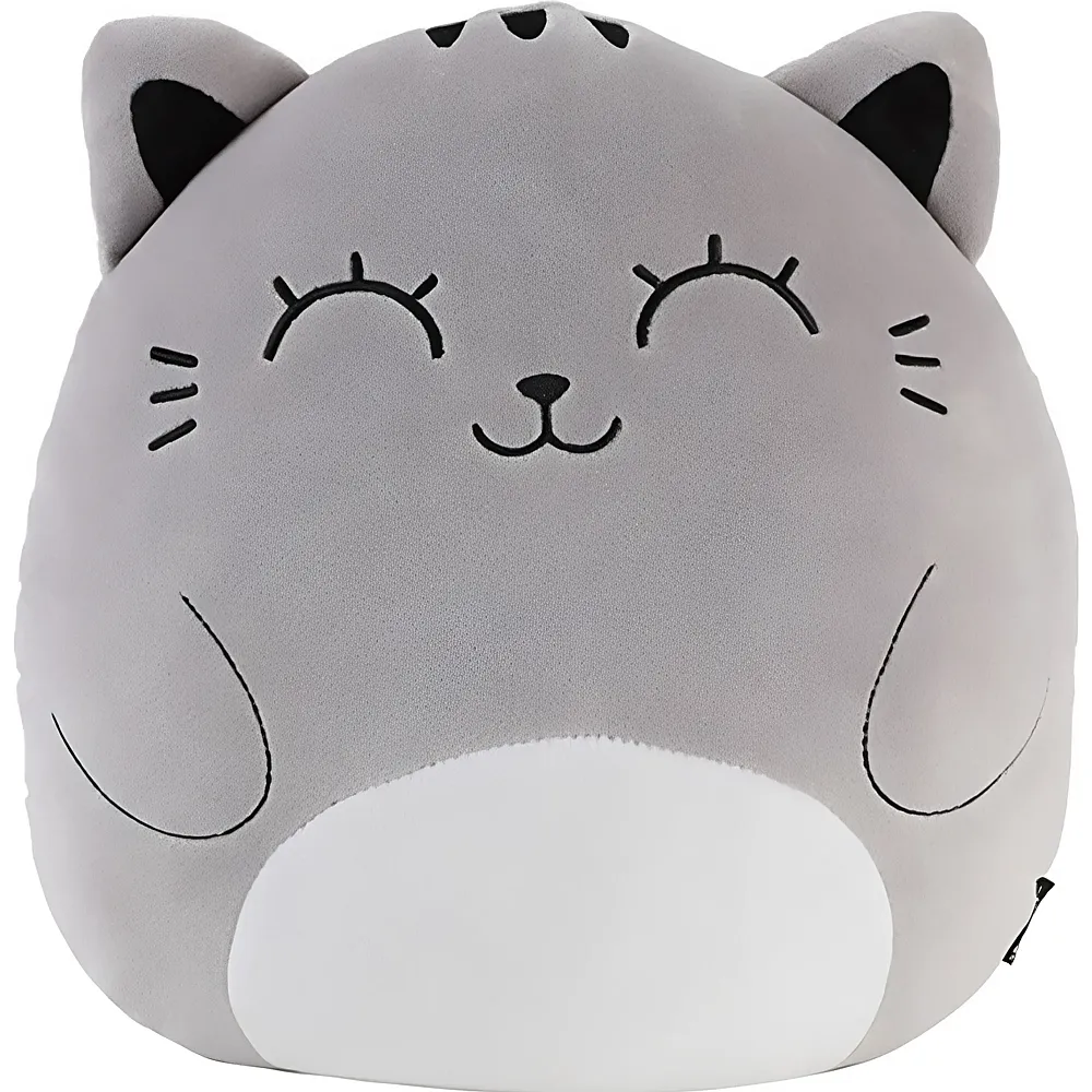 i-total Cat Pillow Grey