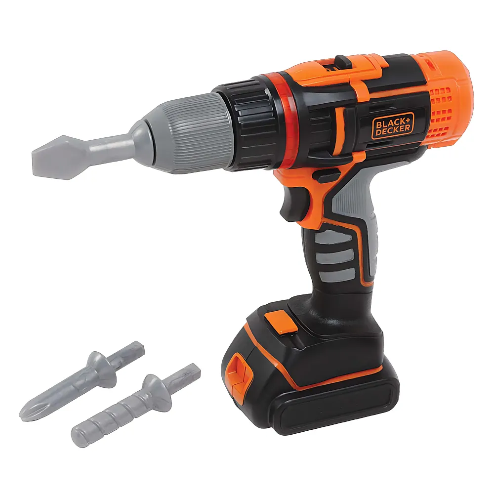meinspielzeug - Smoby Black & Decker Bohrer mit 3 Bits | Werkzeug