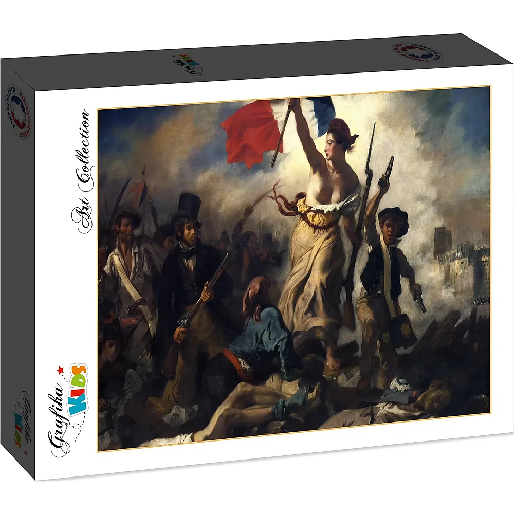 Grafika Puzzle Art Collection Eug�ne Delacroix Grafika Kids Die Freiheit f�hrt das Volk, 1830 - 12 Teile