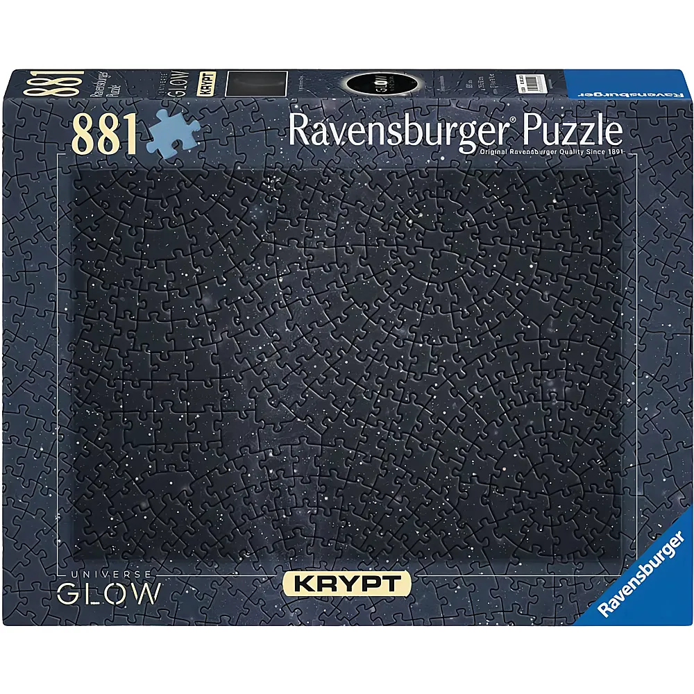 Ravensburger Puzzle Krypt Universe Glow 881Teile