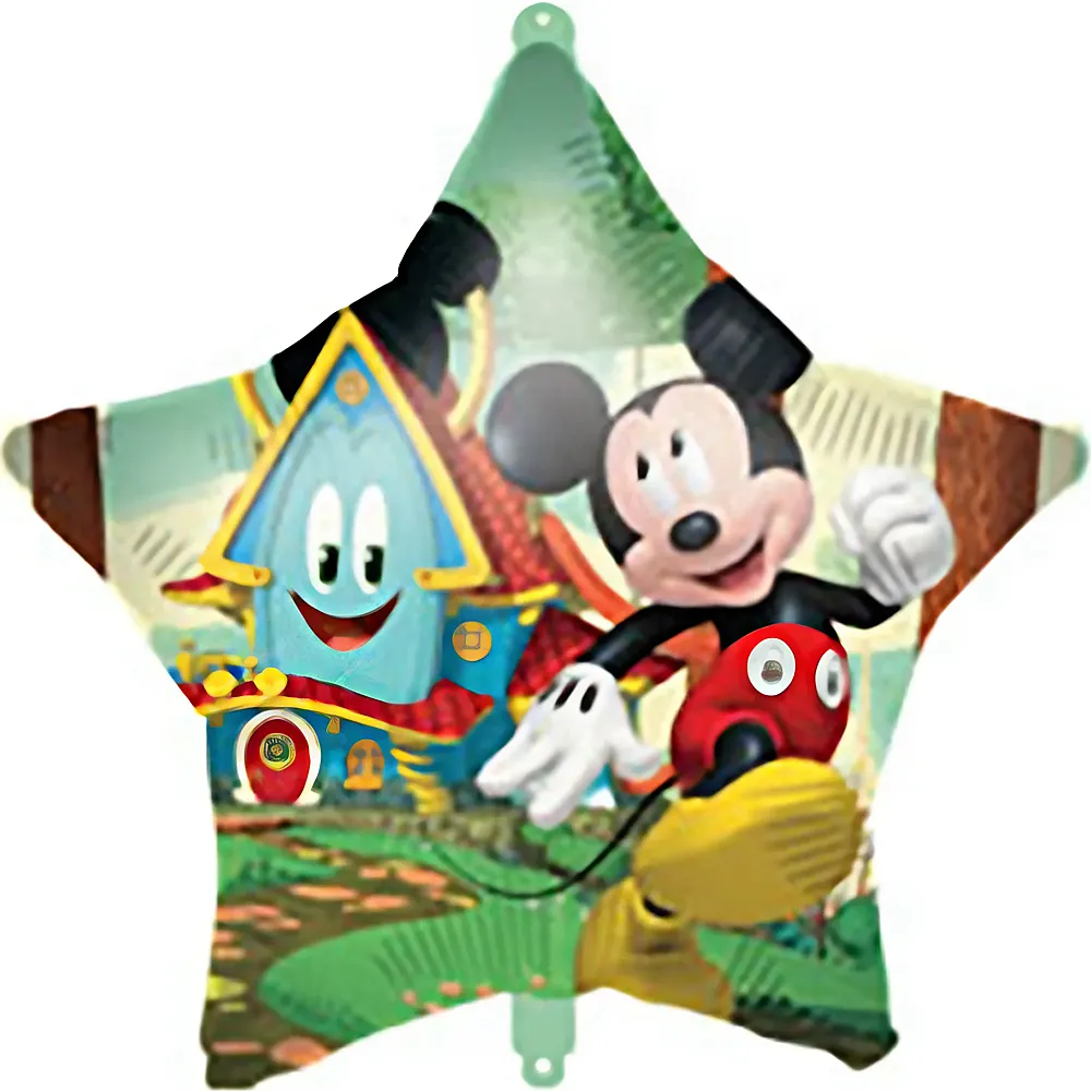 Procos Mickey Mouse Folienballon Mickey Mouse inkl. Ballonband, Gewicht - 45 cm - Folienballone