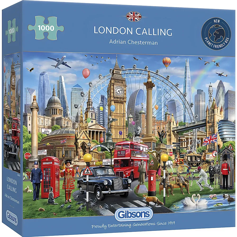Gibsons Puzzle Adrian Chesterman Puzzle 1000 Teile London Calling 1000Teile