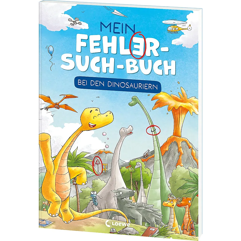 Loewe Mein Fehler-Such-Buch - Bei den Dinosaur