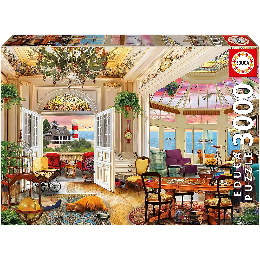 Educa Puzzle Leben an der K�ste - 3000 Teile
