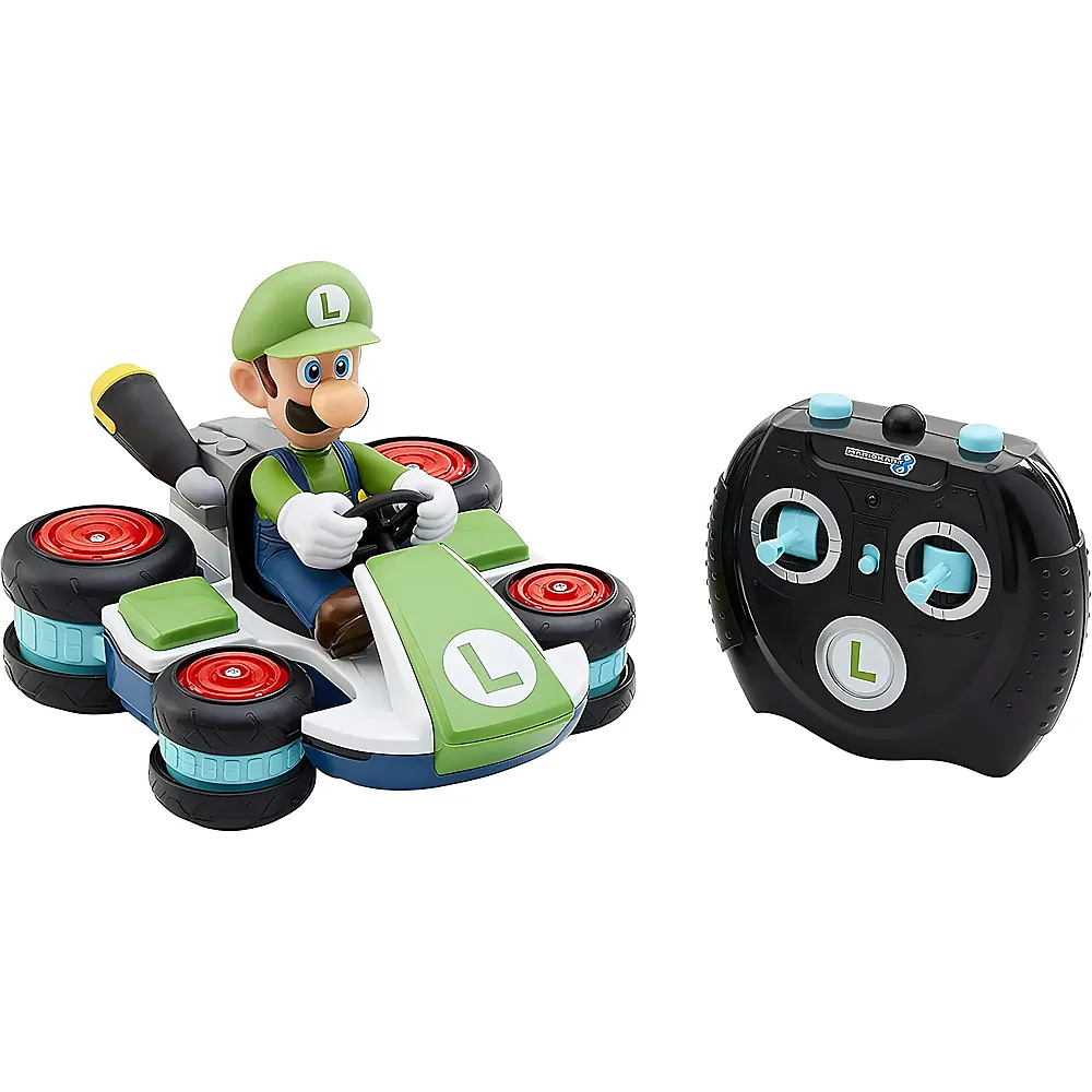 Jakks Pacific Super Mario RC Mario Kart Mini Racer Luigi