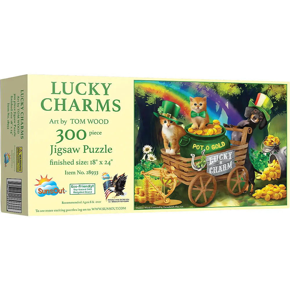 SunsOut Puzzle Tom Wood Lucky Charms 300Teile