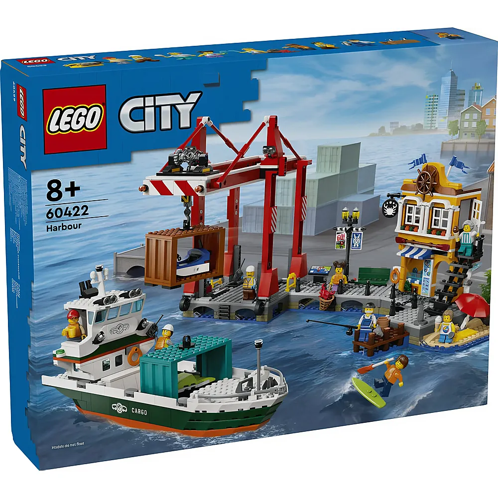 LEGO City Hafen mit Frachtschiff 60422