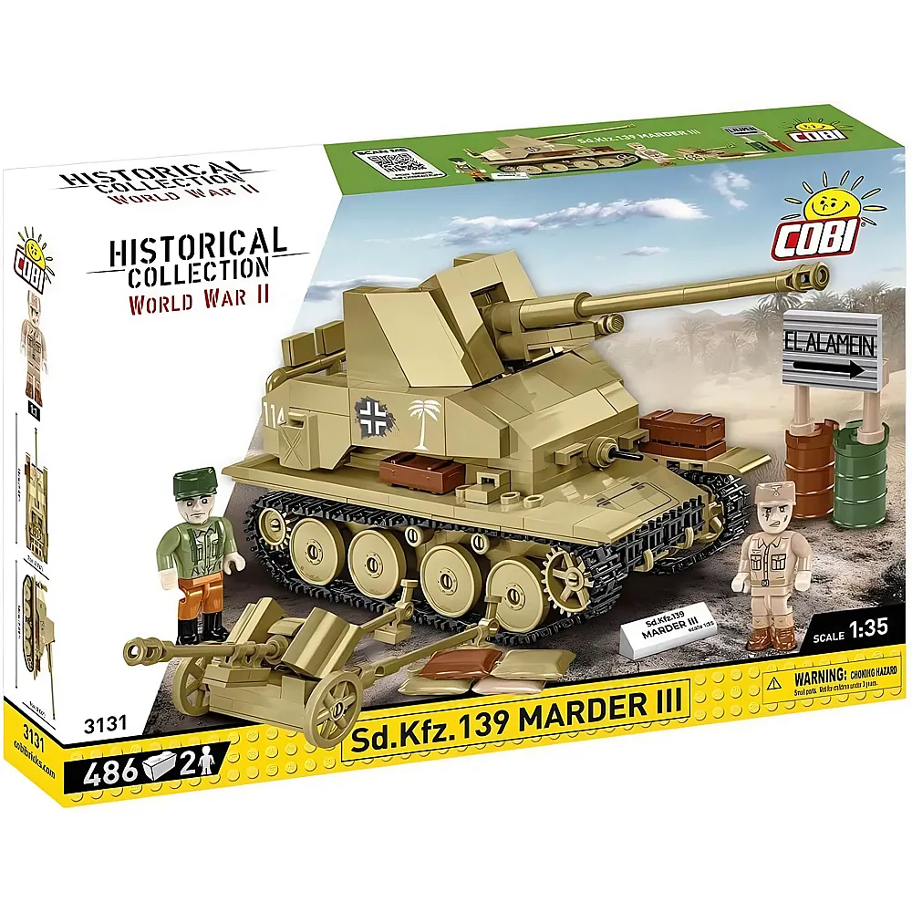 COBI Historical Collection Panzer Sd.Kfz. 139 Marder III 3131