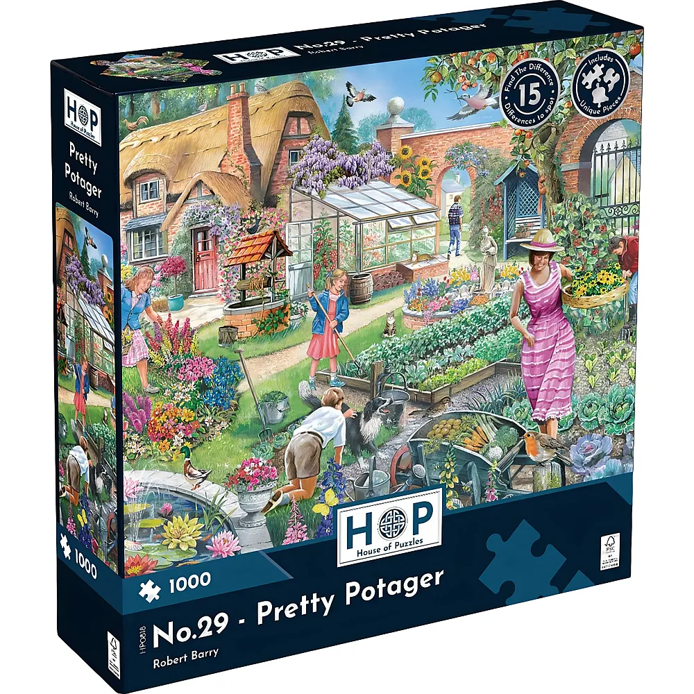 HOP - House of Puzzles No.29 Pretty Potager 1000Teile